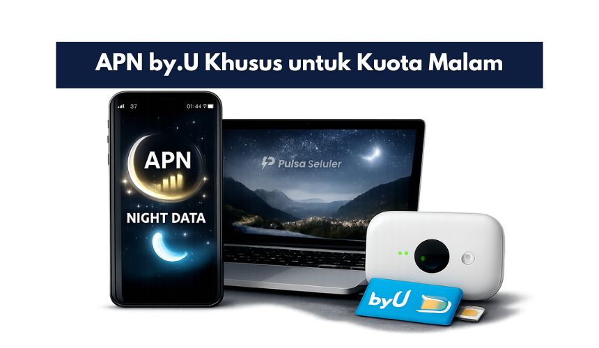 APN by.U Khusus untuk Kuota Malam