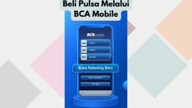 Beli Pulsa Melalui BCA Mobile