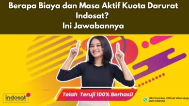 Berapa Biaya dan Masa Aktif Kuota Darurat Indosat? Ini Jawabannya