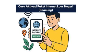 Cara Aktivasi Paket Internet Luar Negeri (Roaming)