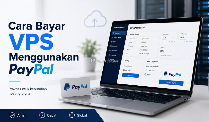 Cara Bayar VPS Menggunakan PayPal