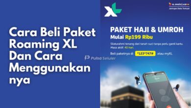 Cara Beli Paket Roaming XL Dan Cara Menggunakannya