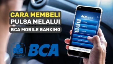 Cara Beli Pulsa lewat M-Banking BCA Mobile