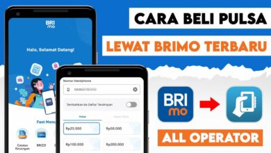 Cara Beli Pulsa lewat Mbanking BRImo