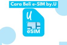 Cara Beli e-SIM by.U