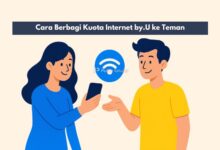 Cara Berbagi Kuota Internet by.U ke Teman