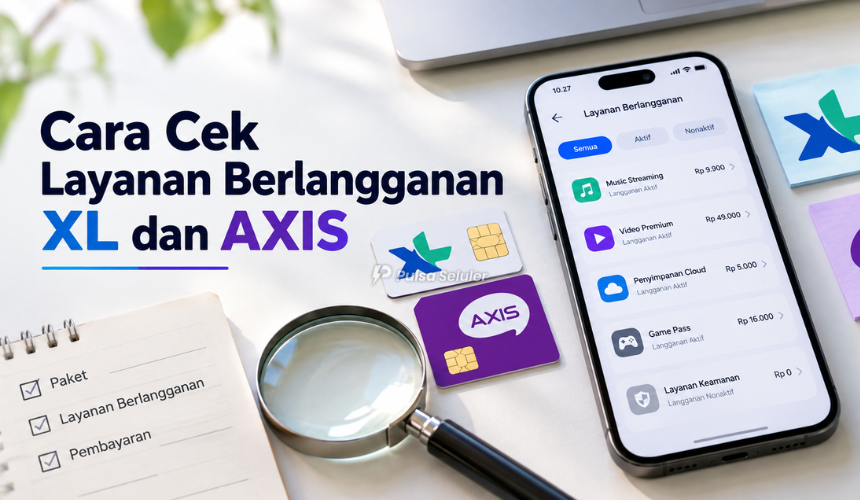 Cara Cek Layanan Berlangganan XL dan AXIS