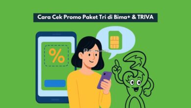 Cara Cek Promo Paket Tri di Bima+ & TRIVA