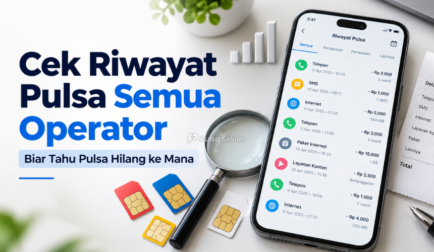 Cara Cek Riwayat Pulsa Semua Operator