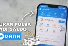 Cara Convert Pulsa Jadi Saldo DANA