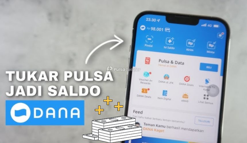 Cara Convert Pulsa Jadi Saldo DANA