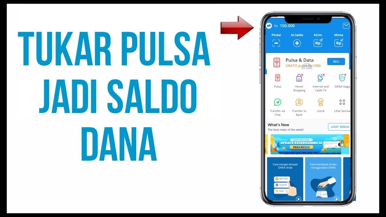 Cara Convert Pulsa ke Saldo DANA