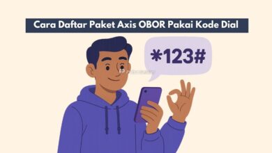 Cara Daftar Paket Axis OBOR Pakai Kode Dial
