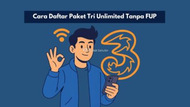 Cara Daftar Paket Tri Unlimited Tanpa FUP