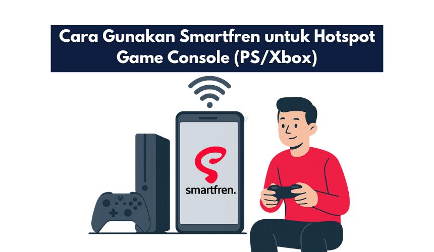Cara Gunakan Smartfren untuk Hotspot Game Console