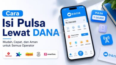 Cara Isi Pulsa Lewat DANA