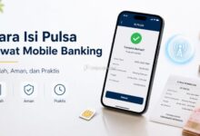 Cara Isi Pulsa Lewat Mobile Banking