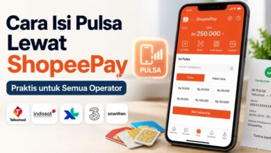 Cara Isi Pulsa Lewat ShopeePay