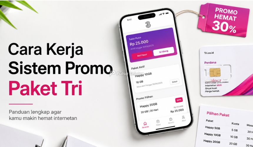 Cara Kerja Sistem Promo Paket Tri