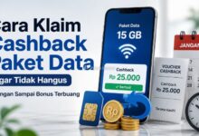 Cara Klaim Cashback Paket Data agar Tidak Hangus