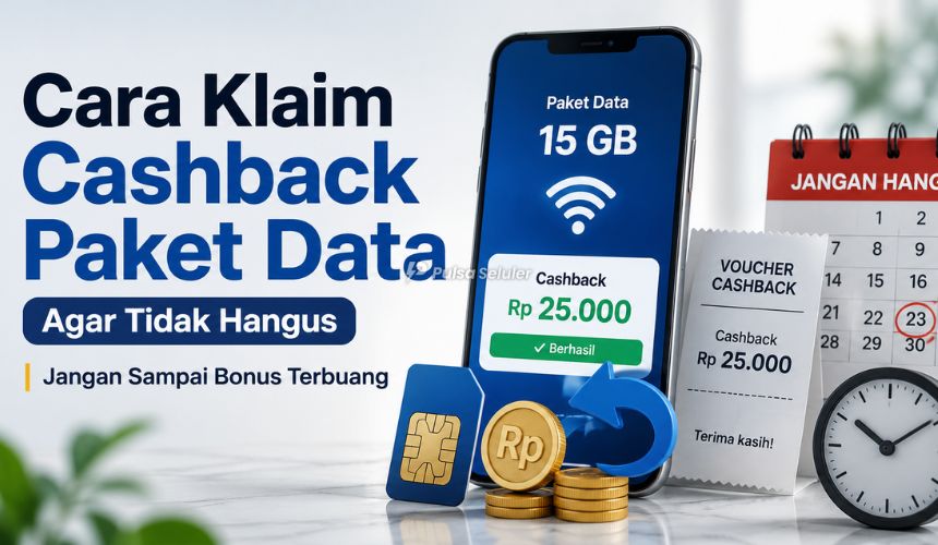 Cara Klaim Cashback Paket Data agar Tidak Hangus