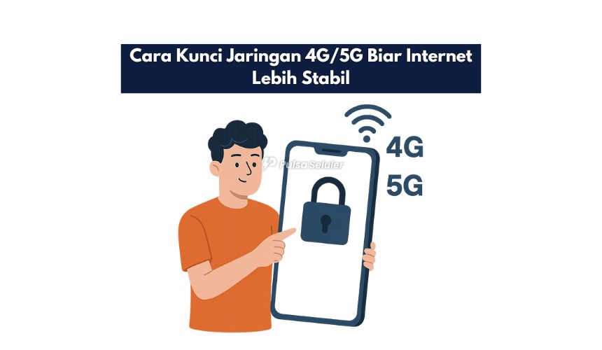 Cara Kunci Jaringan 4G/5G Biar Internet Lebih Stabil