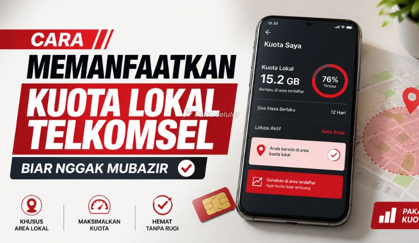 Cara Memanfaatkan Kuota Lokal Telkomsel Biar Nggak Mubazir
