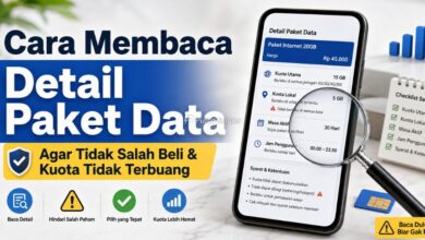Cara Membaca Detail Paket Data