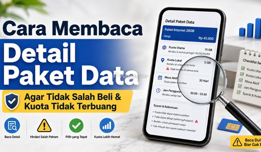 Cara Membaca Detail Paket Data