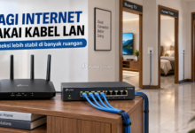 Cara Membagi Internet ke Banyak Ruangan Pakai Kabel LAN