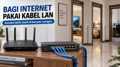 Cara Membagi Internet ke Banyak Ruangan Pakai Kabel LAN