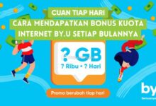 Cara Mendapatkan Bonus Kuota Internet By.U Setiap Bulannya