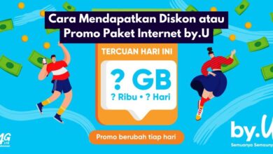 Cara Mendapatkan Diskon atau Promo Paket Internet by.U