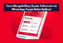 Cara Mengaktifkan Kuota Telkomsel via WhatsApp Tanpa Buka Aplikasi