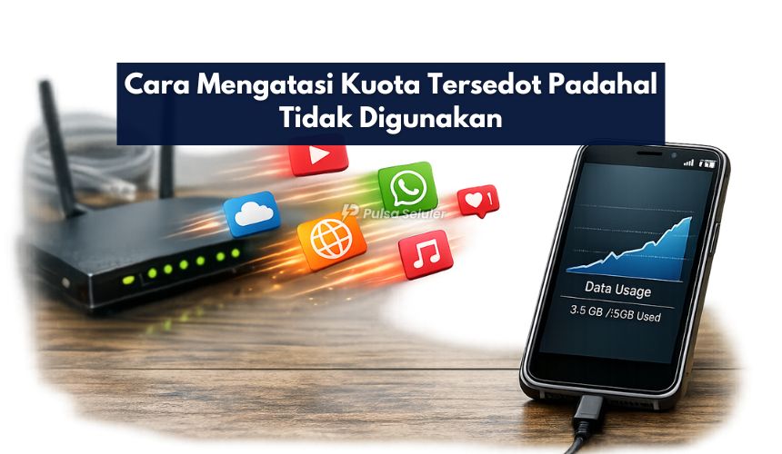 Cara Mengatasi Kuota Tersedot Padahal Tidak Digunakan