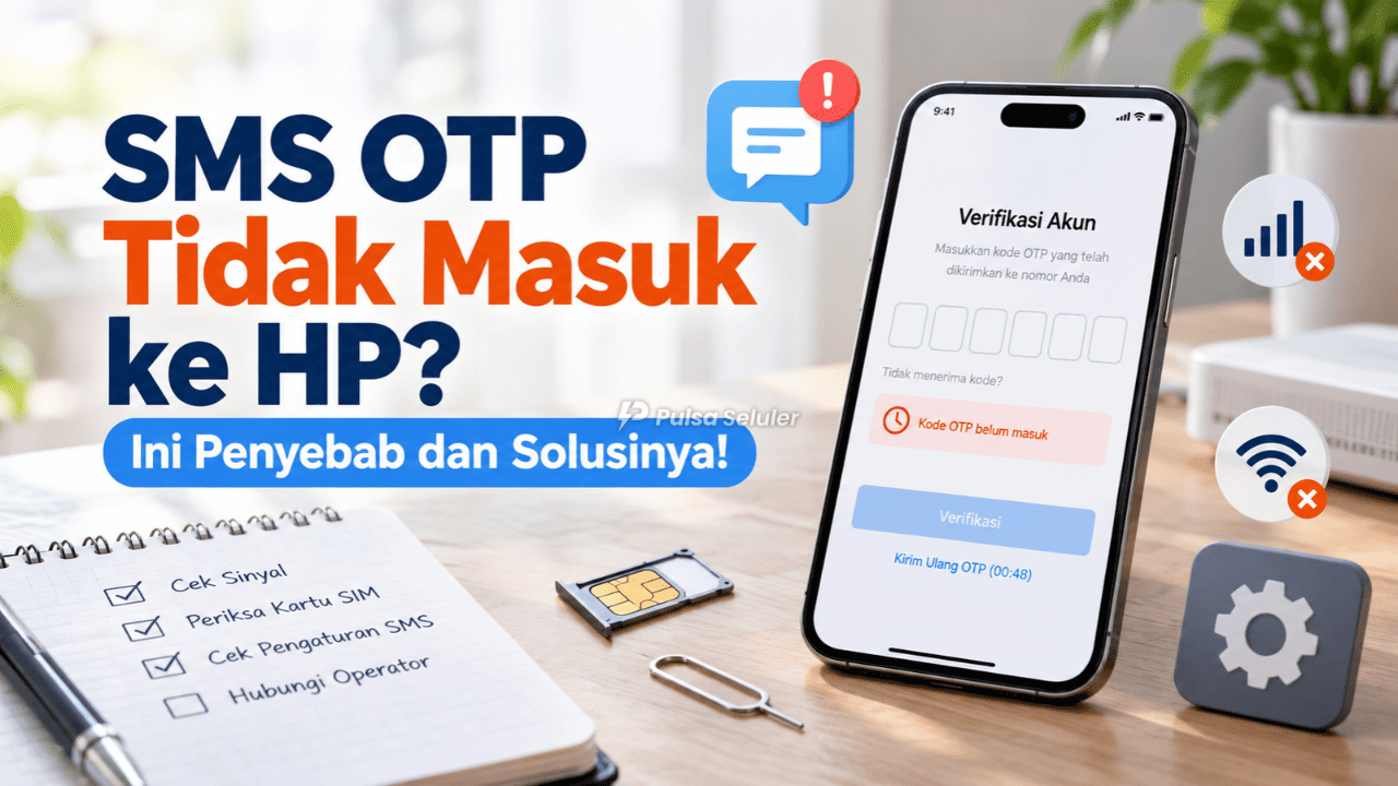 Cara Mengatasi SMS OTP Tidak Masuk ke HP