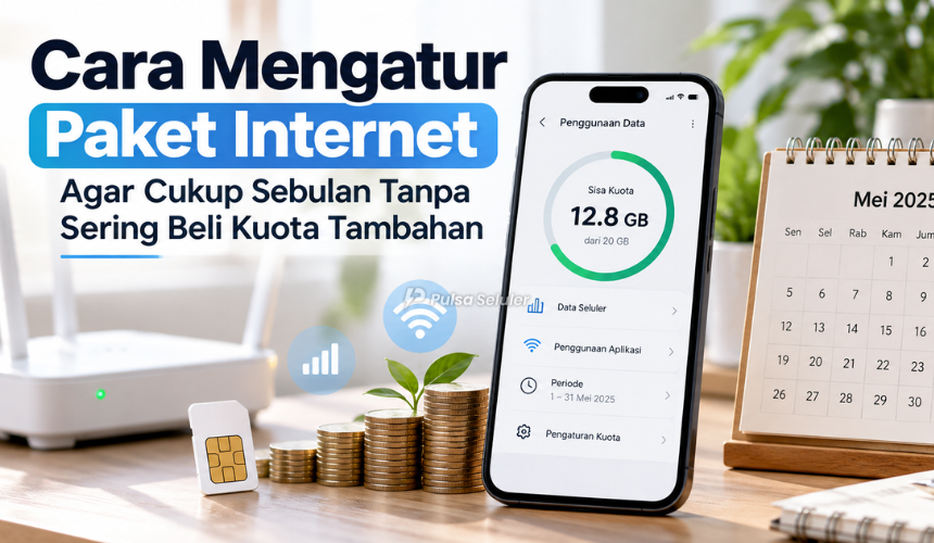 Cara Mengatur Paket Internet agar Cukup Sebulan