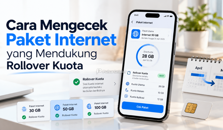 Cara Mengecek Paket Internet yang Mendukung Rollover Kuota