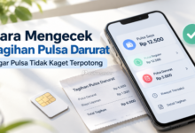 Cara Mengecek Tagihan Pulsa Darurat