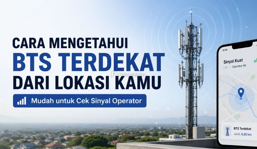 Cara Mengetahui BTS Terdekat dari Lokasi Kamu