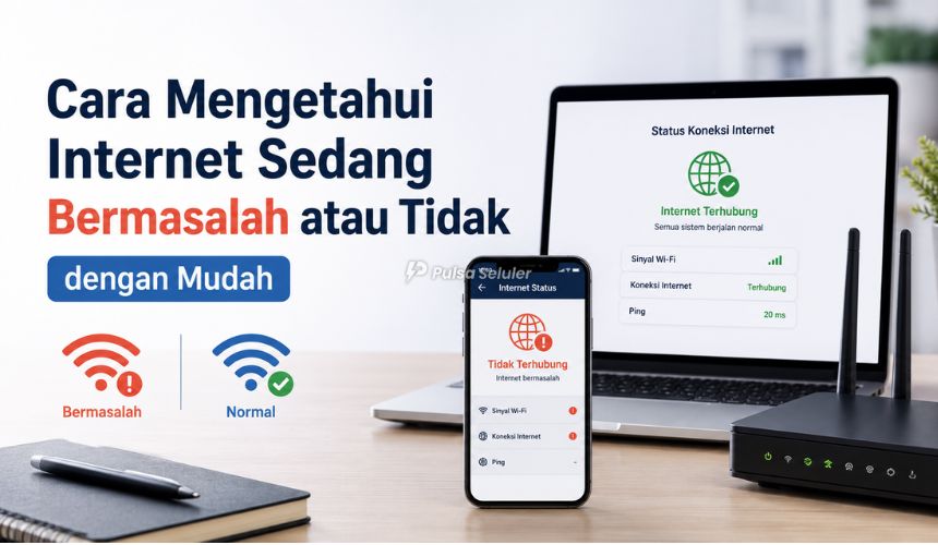 Cara Mengetahui Internet Sedang Bermasalah