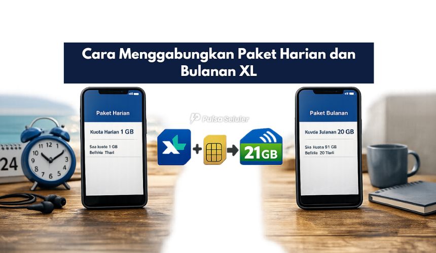 Cara Menggabungkan Paket Harian dan Bulanan XL