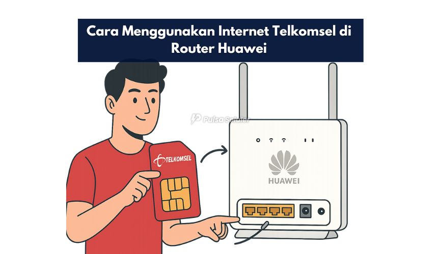 Cara Menggunakan Internet Telkomsel di Router Huawei