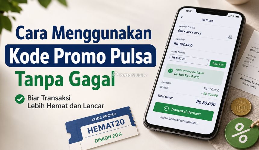 Cara Menggunakan Kode Promo Pulsa Tanpa Gagal