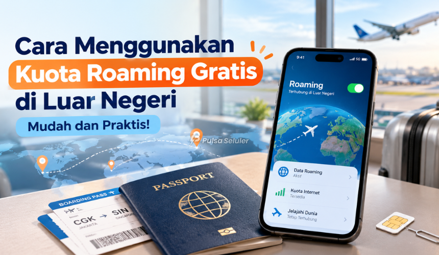 Cara Menggunakan Kuota Roaming Gratis di Luar Negeri