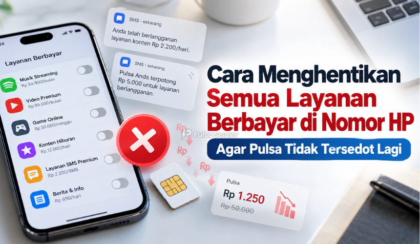 Cara Menghentikan Semua Layanan Berbayar di Nomor HP
