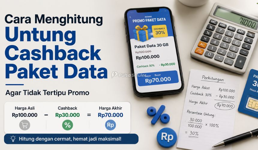 Cara Menghitung Untung Cashback Paket Data