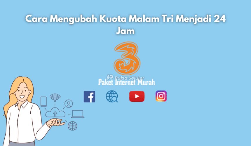 Cara Mengubah Kuota Malam Tri Menjadi 24 Jam