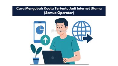 Cara Mengubah Kuota Tertentu Jadi Internet Utama (Semua Operator)