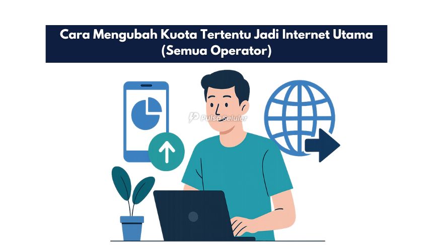 Cara Mengubah Kuota Tertentu Jadi Internet Utama (Semua Operator)